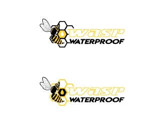 WASP WATERPROOFING logo design by Riyanworks