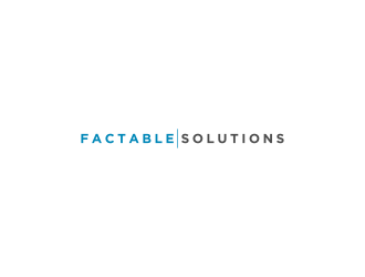 Factable Solutions logo design by haidar
