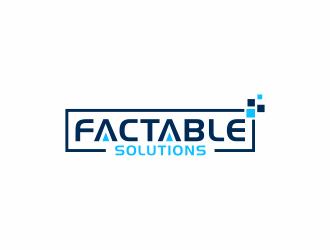 Factable Solutions logo design by santrie