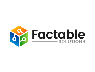 Factable Solutions logo design by lexipej