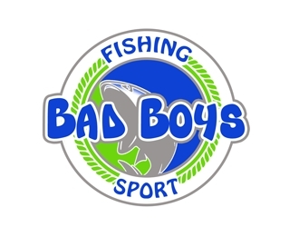 Bad Boys Sport Fishing  logo design by bougalla005
