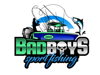 Bad Boys Sport Fishing  logo design by DreamLogoDesign