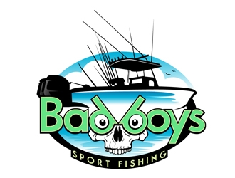 Bad Boys Sport Fishing  logo design by DreamLogoDesign