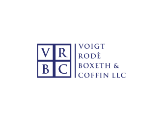 VOIGT, RODÈ, BOXETH & COFFIN, LLC logo design by bricton