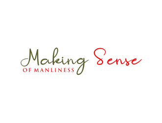 Making Sense of Manliness logo design by bricton