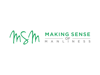 Making Sense of Manliness logo design by cimot