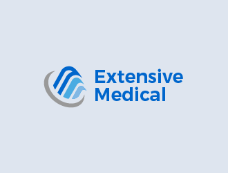 Extensive Medical logo design by SOLARFLARE