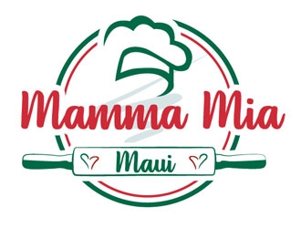 Mamma Mia Maui  logo design by frontrunner