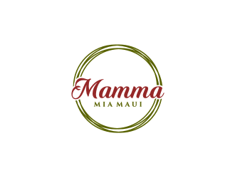 Mamma Mia Maui  logo design by bricton
