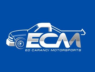 Ed Caranci Motorsports logo design by DreamLogoDesign