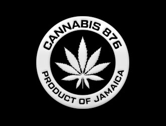Cannabis 876 -Product Of Jamaica- logo design by AYATA