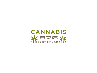 Cannabis 876 -Product Of Jamaica- logo design by bricton