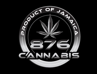 Cannabis 876 -Product Of Jamaica- logo design by frontrunner