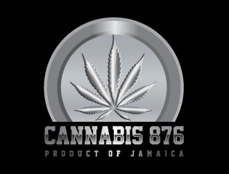 Cannabis 876 -Product Of Jamaica- logo design by uttam