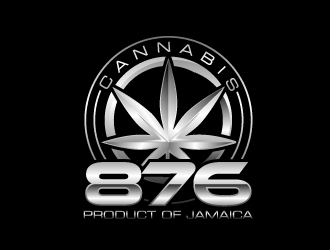 Cannabis 876 -Product Of Jamaica- logo design by desynergy
