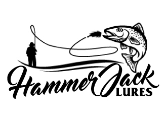 HammerJack Lures logo design by ElonStark