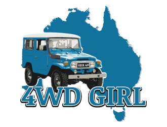 4WD GIRL logo design by AYATA