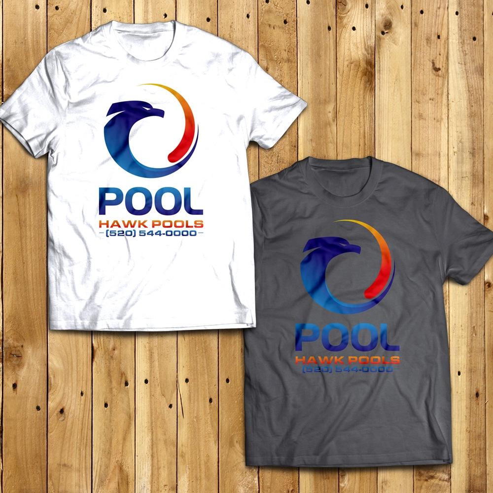 Pool Hawk Pools logo design by torresace