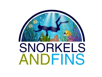 SnorkelsAndFins.com logo design by Xeon