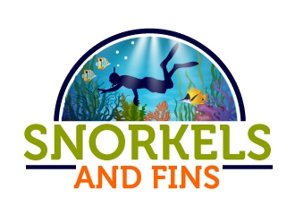 SnorkelsAndFins.com logo design by Xeon