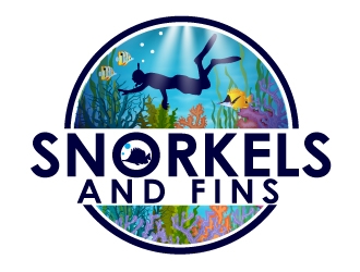 SnorkelsAndFins.com logo design by Xeon