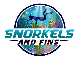 SnorkelsAndFins.com logo design by Xeon