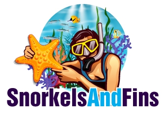 SnorkelsAndFins.com logo design by Xeon