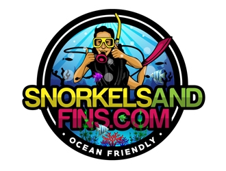 SnorkelsAndFins.com logo design by DreamLogoDesign