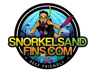 SnorkelsAndFins.com logo design by DreamLogoDesign