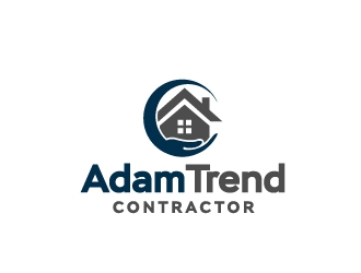 Adam Trend, Contractor logo design by Marianne