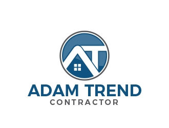 Adam Trend, Contractor logo design by MarkindDesign