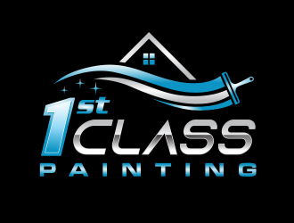 1st Class Painting logo design by agus