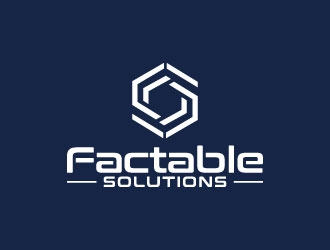 Factable Solutions logo design by pixalrahul