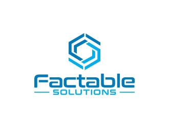 Factable Solutions logo design by pixalrahul