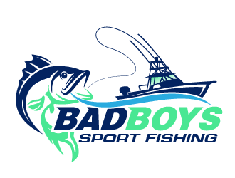 Bad Boys Sport Fishing  logo design by THOR_