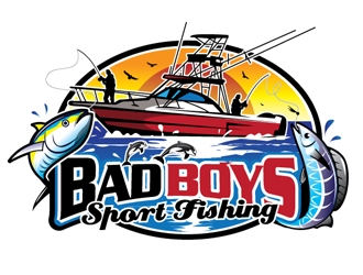 Bad Boys Sport Fishing  logo design by gogo