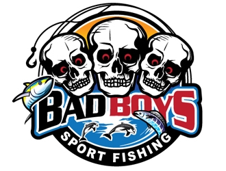 Bad Boys Sport Fishing  logo design by gogo