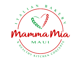 Mamma Mia Maui  logo design by Coolwanz