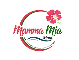 Mamma Mia Maui  logo design by XyloParadise