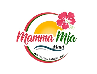 Mamma Mia Maui  logo design by XyloParadise