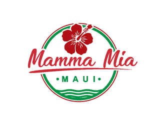Mamma Mia Maui  logo design by coco