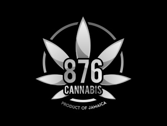 Cannabis 876 -Product Of Jamaica- logo design by Mailla