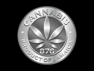 Cannabis 876 -Product Of Jamaica- logo design by ruki