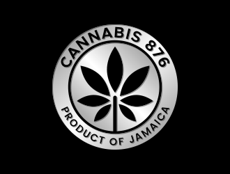 Cannabis 876 -Product Of Jamaica- logo design by lexipej