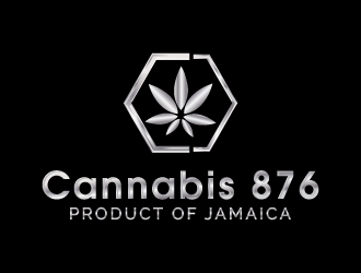 Cannabis 876 -Product Of Jamaica- logo design by Suvendu