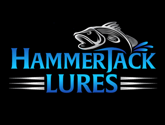 HammerJack Lures logo design by megalogos