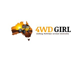 4WD GIRL logo design by SOLARFLARE