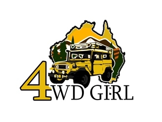 4WD GIRL logo design by bougalla005