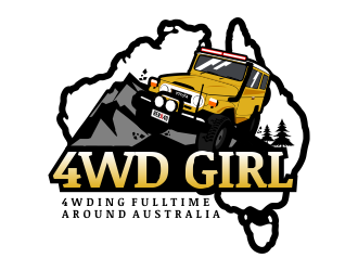 4WD GIRL logo design by andriandesain