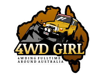 4WD GIRL logo design by andriandesain